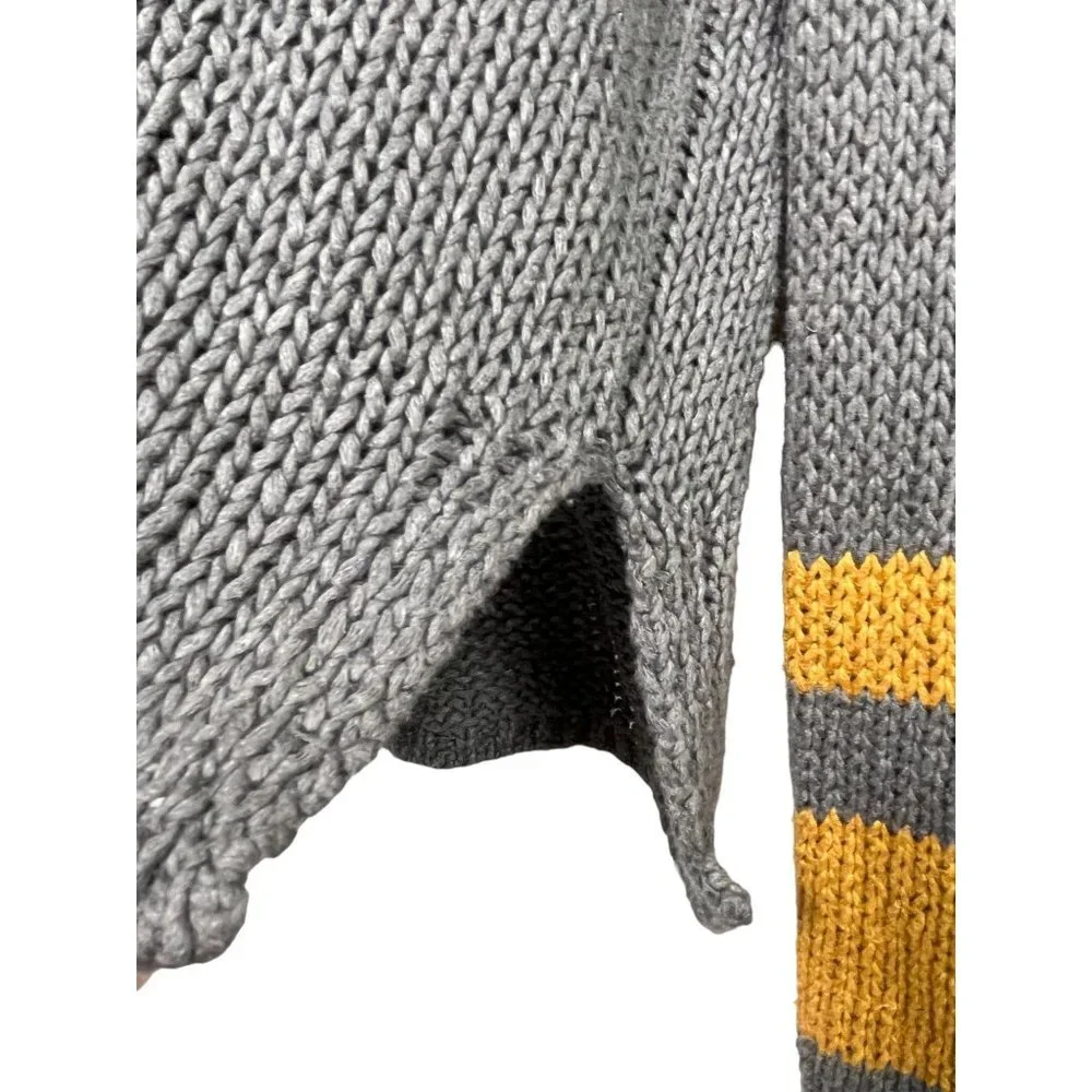 360 Sweater Raquel Stripe cuff‎ Silk Linen Sweater size S